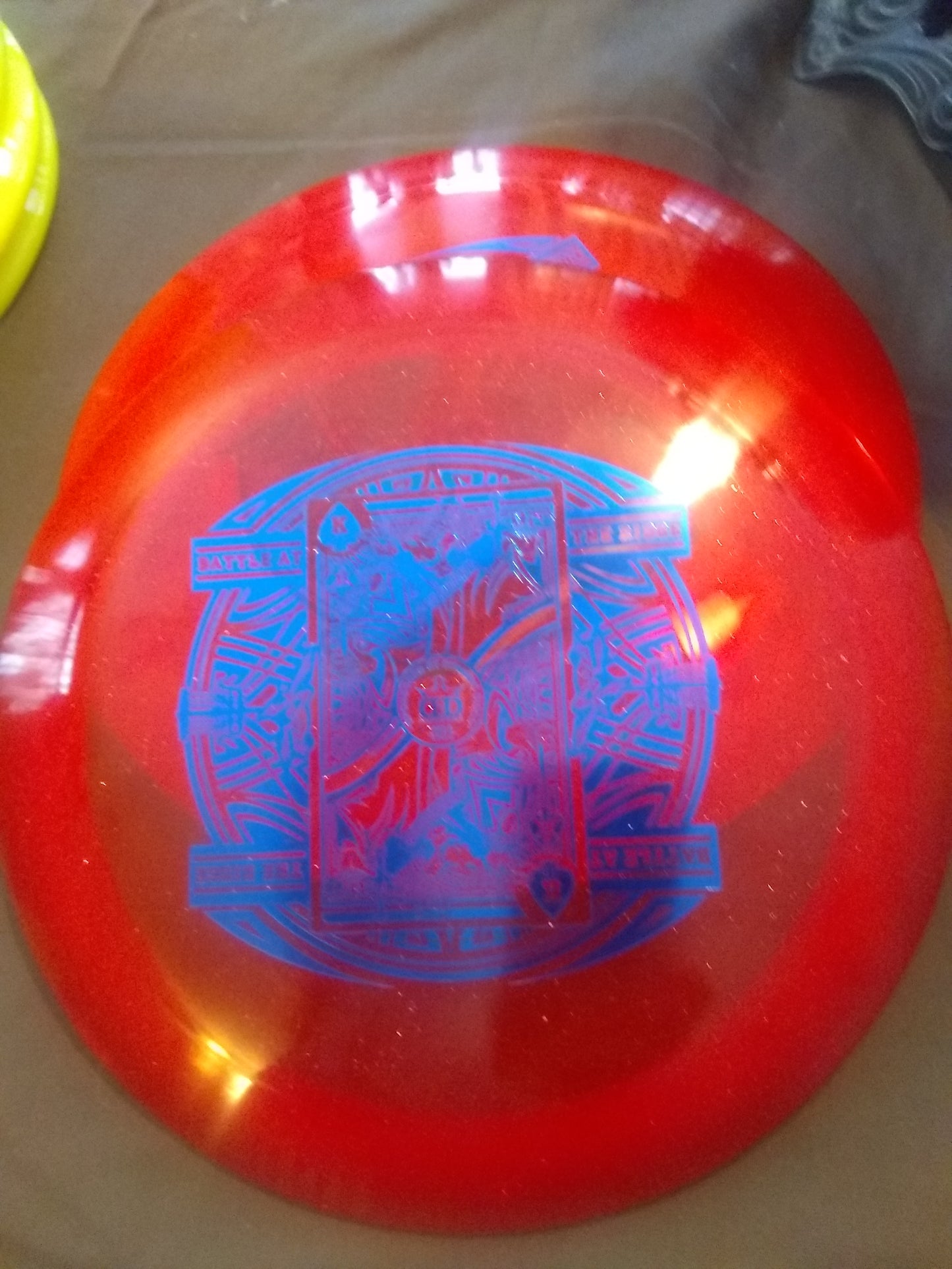Dynamic Discs Captain Sparkle Lucid Battle II Red 168 Grams (BR1)