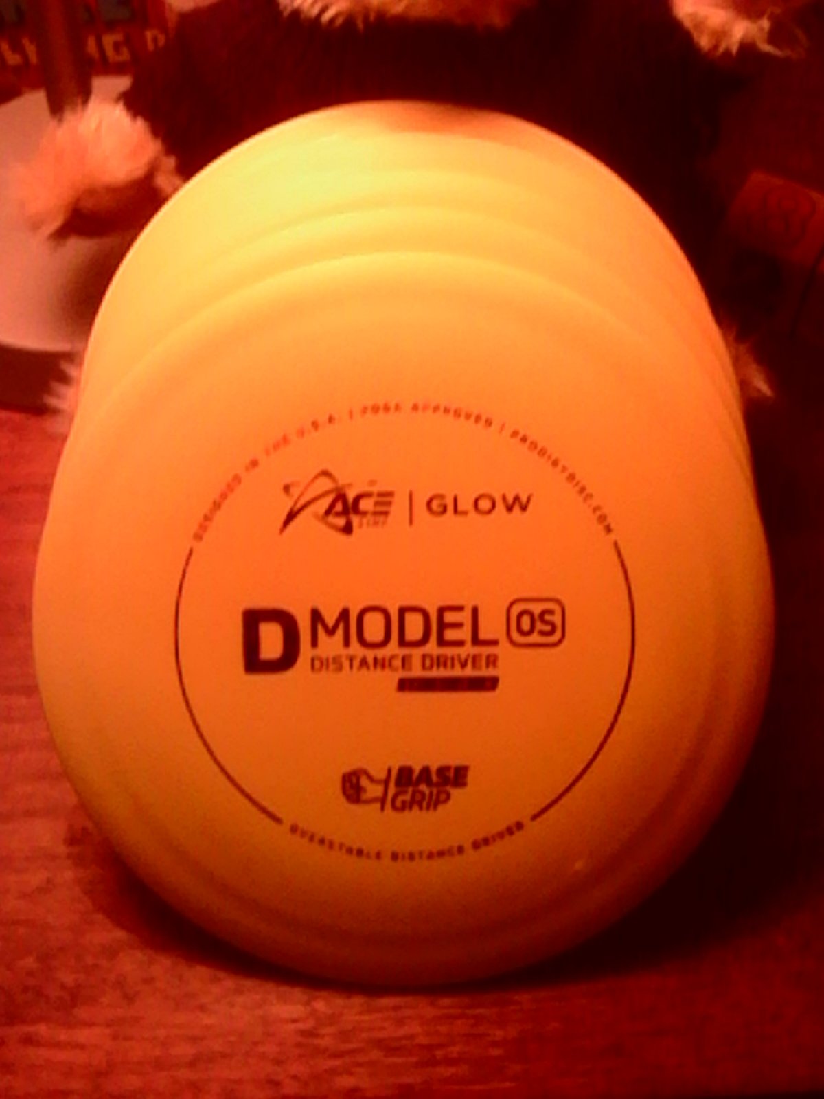 Prodigy Aceline Base Grip Glow D Model OS 173 Grams (GDOS2A,B)