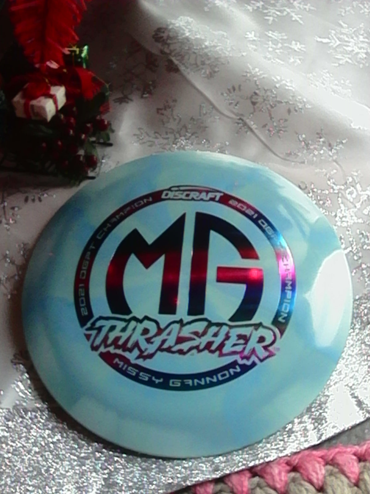 Discraft ESP Tour Swirl Missy Gannon 2021 DGPT Champion Thrasher 173-174 Grams (MG3)
