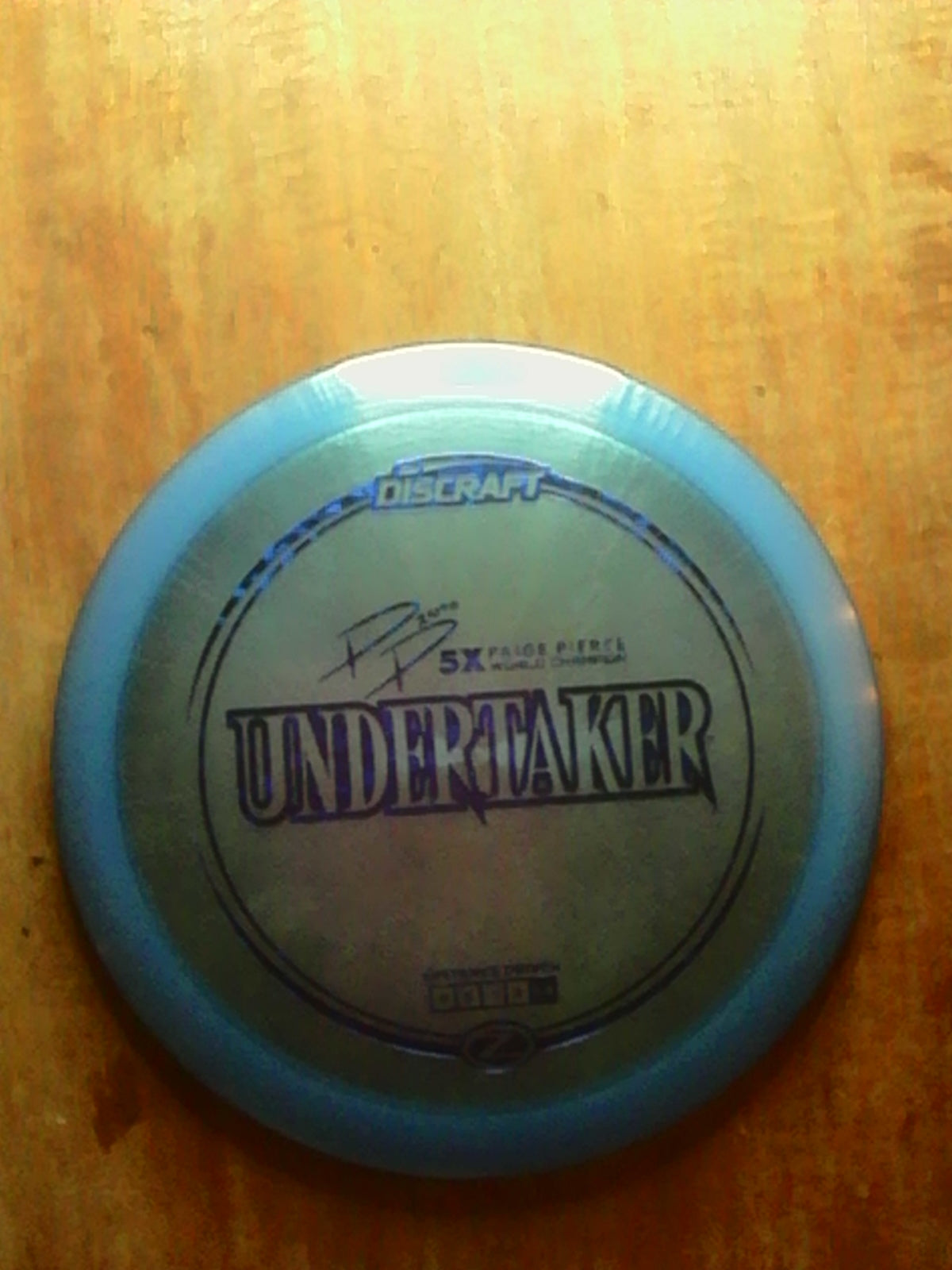 Disçraft Z Paige Pierce 5X World Champion Undertaker 170-172 Grams (Z8)