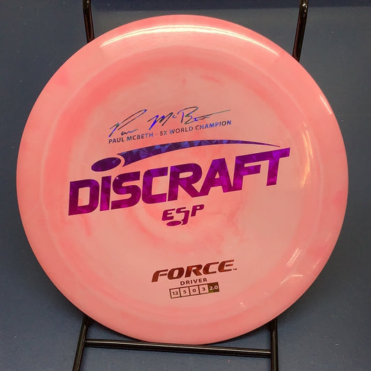 Discraft ESP Paul McBeth 5X World Champion Force 173-174 Grams (EF14)