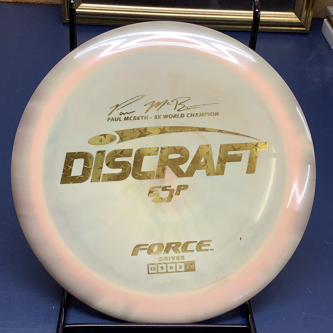 Discraft ESP Paul McBeth 5X World Champion Force 173-174 Grams (EF6)