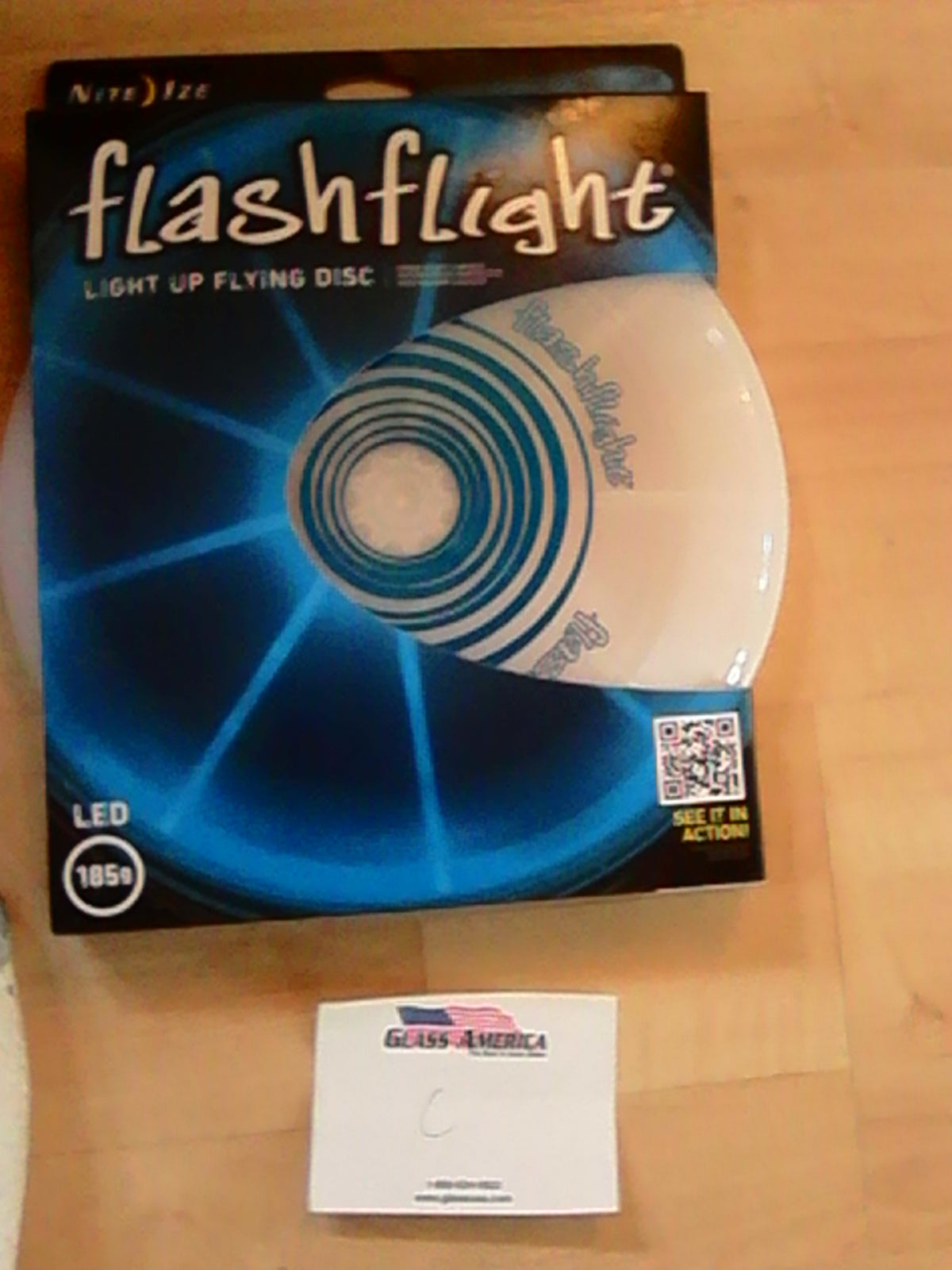 FlashFlight Light up Flying Disc Blue Nite Ize
