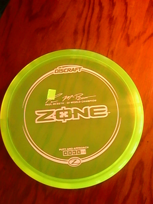 Discraft Z Paul McBeth 5X World Champion Zone 173-174 Grams (3)