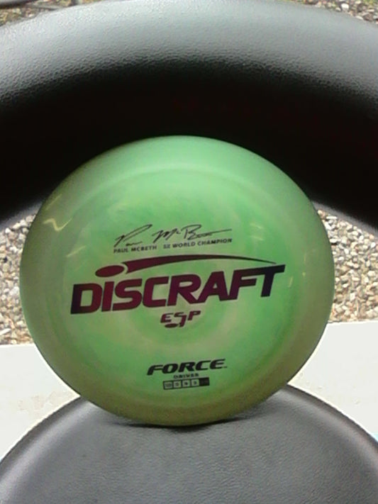 Discraft ESP Paul McBeth 5X World Champion Force 173-174 Grams (EF5)