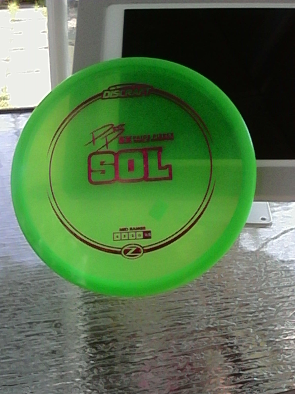 Discraft Z Paige Pierce 5X World Champion Sol 173-174 Grams.