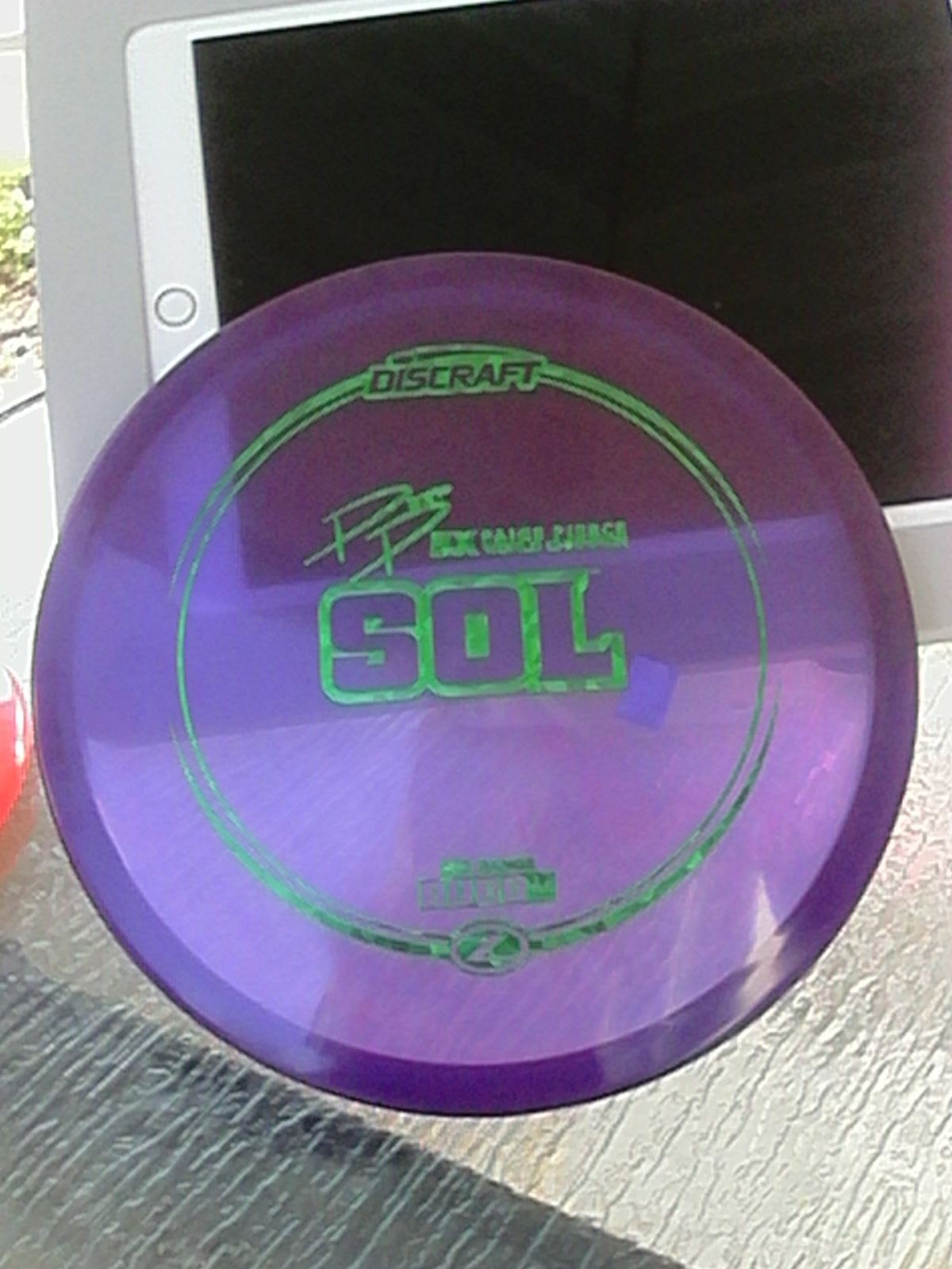 Discraft Z Paige Pierce 5X World Champion Sol 173-174 Grams.