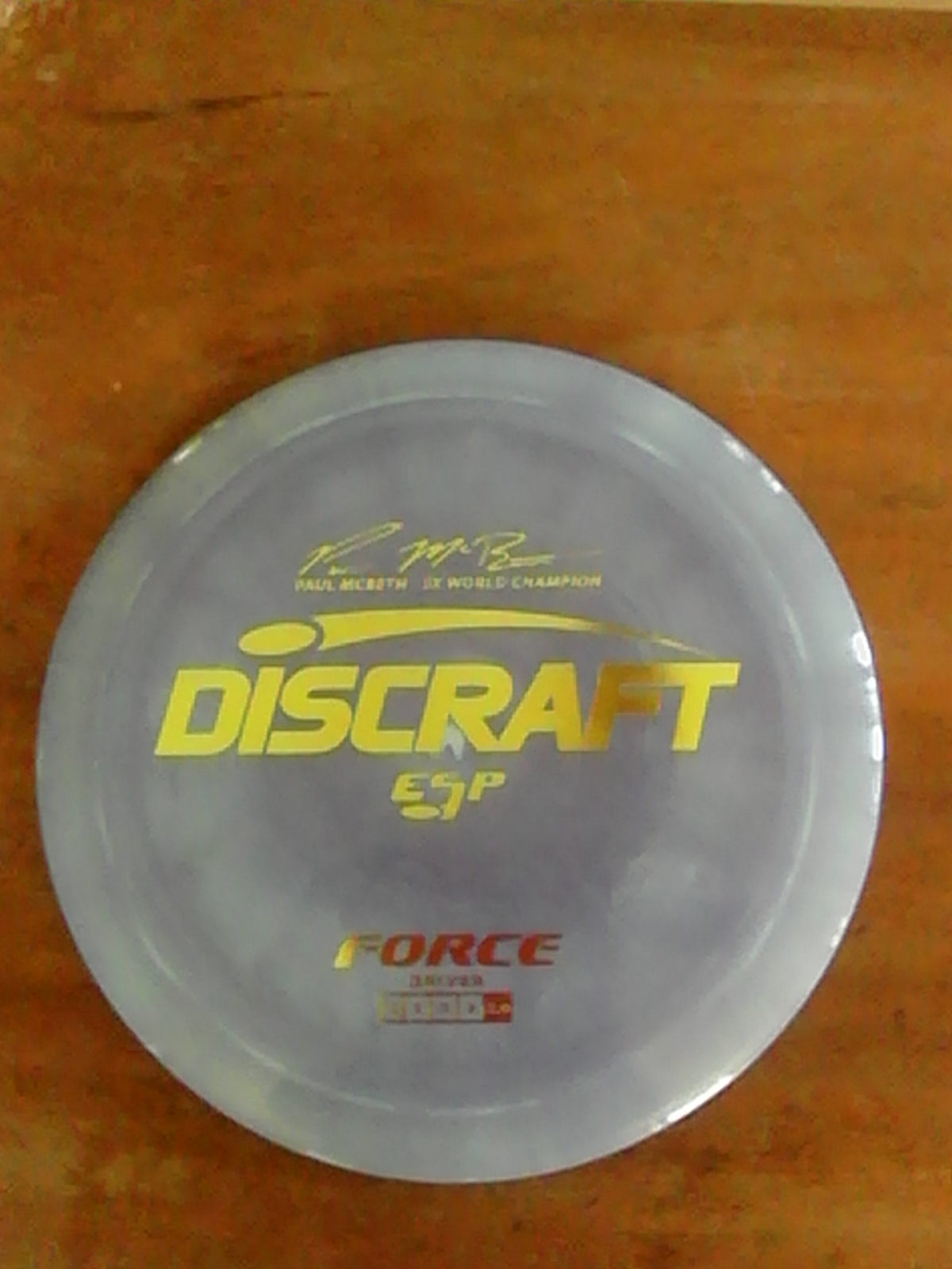 Discraft ESP Paul McBeth 5X World Champion Force 170-172 Grams ( EF1)