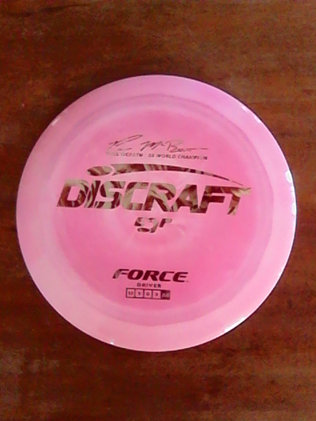 Discraft ESP Paul McBeth 5X World Champion Force 170-172 Grams (EF2)