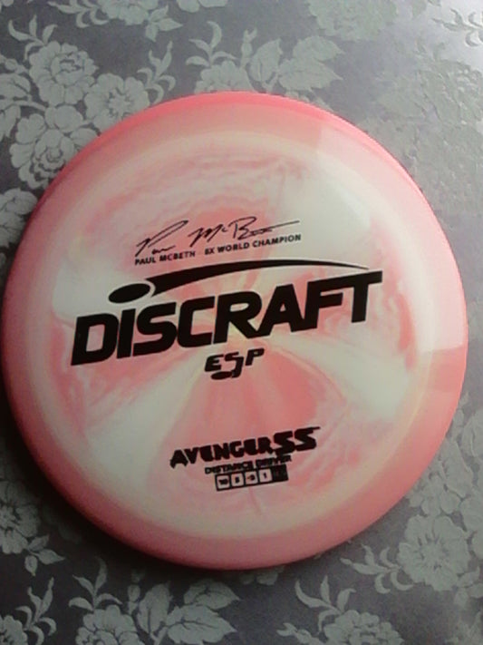 Discraft ESP Paul McBeth 5X World Champion Avenger SS 173-174 Grams (E4)