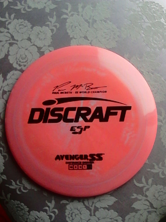 Discraft ESP Paul McBeth 5X World Champion Avenger SS 173-174 Grams (E5)