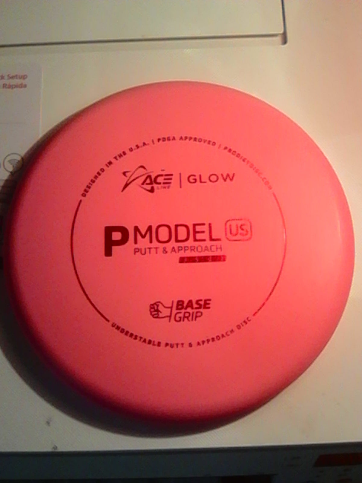 Prodigy Ace Line Base Grip Glow P Model US 174 Grams (GP2A,B,C,&D)
