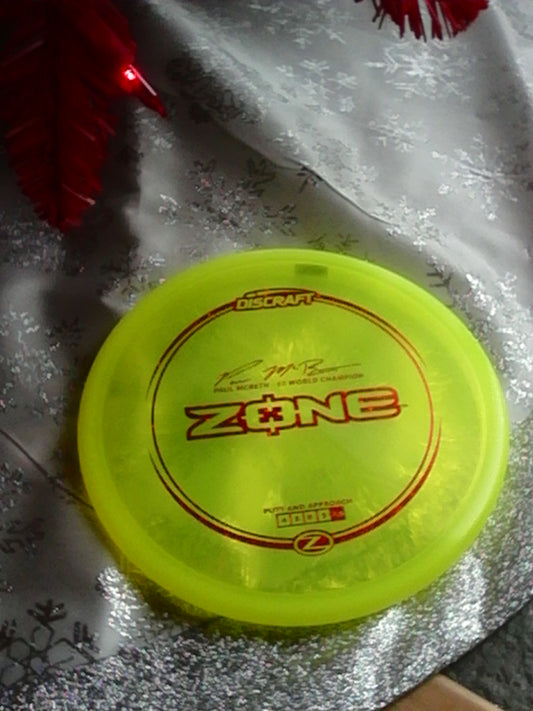 Discraft Z Paul McBeth 5X World Champion Zone 173-174 Grams (12 A,B)