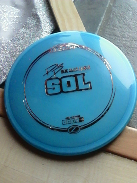 Discraft Z Paige Pierce 5X World Champion Sol 173-174 Grams.