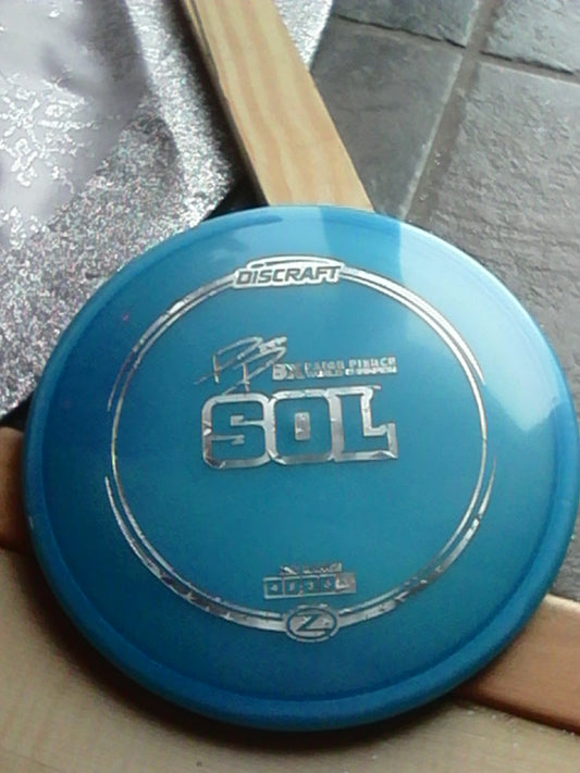 Discraft Z Paige Pierce 5X World Champion Sol 173-174 Grams.